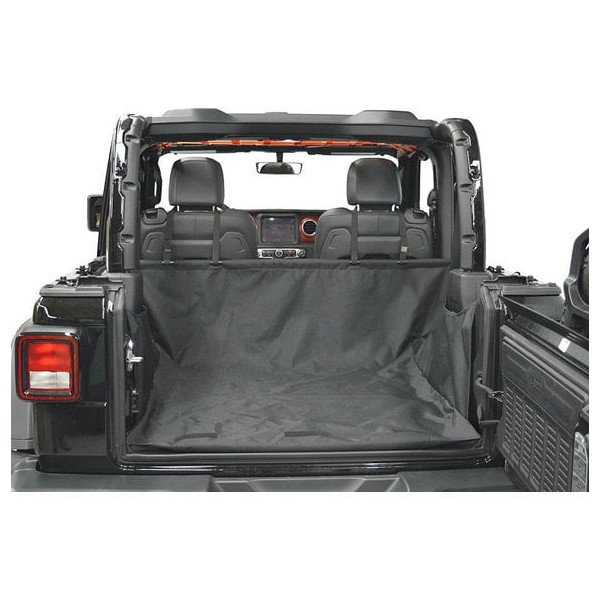 Dirtydog 4X4, Rear Cargo Liner, for 18-23 Jeep Wrangler JL 2-Door