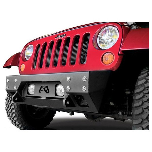 Fab Fours, FMJ Front Stubby Winch Bumper, for 07-18 Jeep Wrangler JK