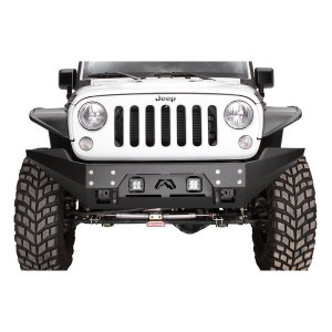 Fab Fours, FMJ Front Full Width Winch Bumper, for 07-18 Jeep Wrangler JK