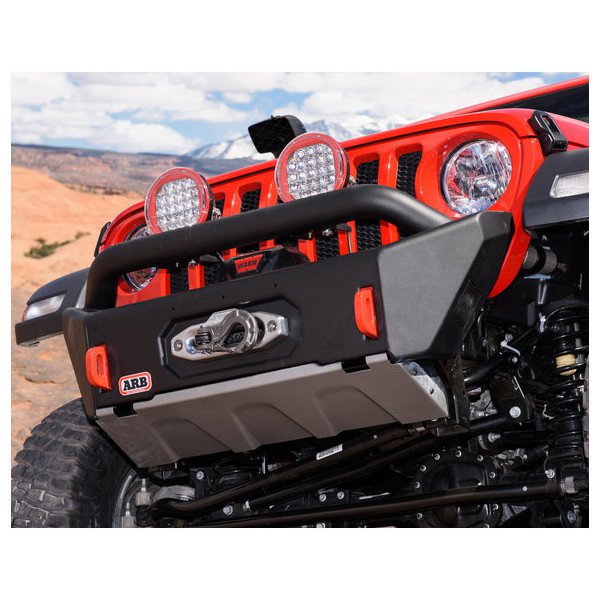 ARB, Front Bondi Stubby Winch Bumper, for 18-23 Jeep Wrangler JL & Gladiator JT