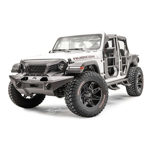 Fab Fours, Full Width front Grumper, for 18-23 Jeep Wrangler JL & Gladiator JT Fab Fours, Full Width front Grumper, for 18-23 Jeep Wrangler JL & Gladiator JT