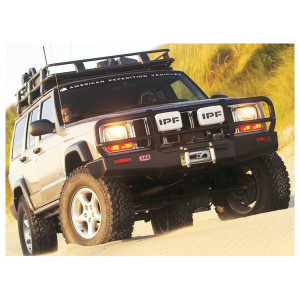 ARB, Deluxe Winch Bull Bar Bumper in Black, for 97-01 Jeep Cherokee XJ