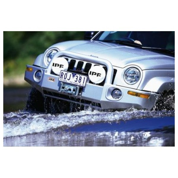 ARB, Combination Bull Bar Bumper in Millenium Gray, for 02-04 Jeep Liberty KJ