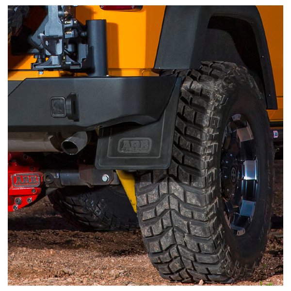 ARB, Rubber Embossed Mud Flap, for 87-18 Jeep Wrangler YJ,TJ and JK with ARB Modular Rear Bumper