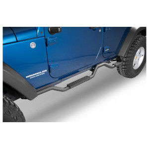 Rampage Products, 2" Slimline Step in Textured Black, for 07-18 Jeep Wrangler Unlimited JK 4 Door Rampage Products, 2" Slimline Step in Textured Black, for 07-18 Jeep Wrangler Unlimited JK 4 Door