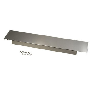 Kentrol, Polished Stainless Steel Front Frame Cover, for 87-95 Jeep Wrangler YJ