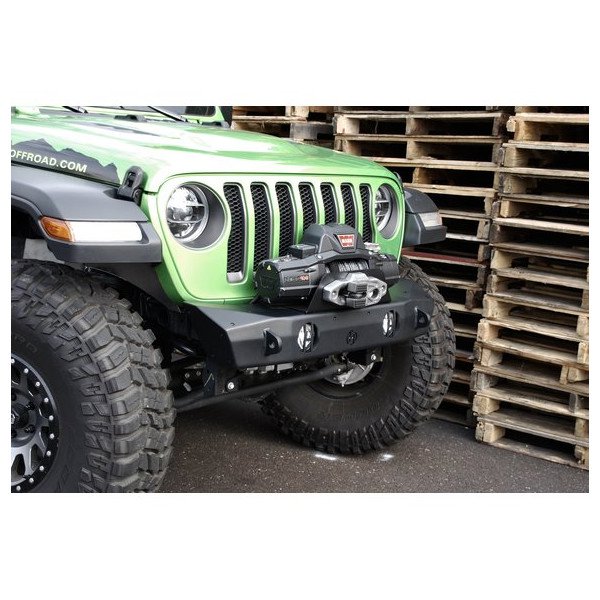 HyLine OffRoad, Summit Modular Front Winch Bumper, with Recessed Winch Mount for 18-23 Jeep Wrangler JL & Gladiator JT HyLine OffRoad, Summit Modular Front Winch Bumper, with Recessed Winch Mount for 18-23 Jeep Wrangler JL & Gladiator JT