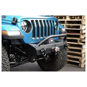HyLine OffRoad, Front Bumper Winch Guard Light Bar, for 18-23 Jeep Wrangler JL & Gladiator JT