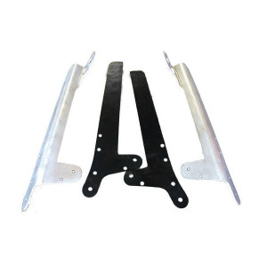 HyLine OffRoad, Aluminum 50" LED Light Bar Brackets, for 07-18 Jeep Wrangler JK