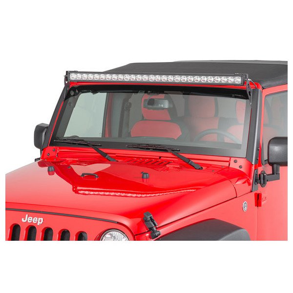 2 Bolt LED Light Bar Windshield Pillar Mounting Brackets