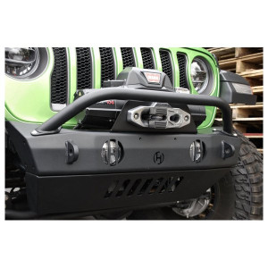 HyLine OffRoad, Summit Air Dam Skid Plate, for Recessed Winch Mount Bumper for 18-23 Jeep Wrangler JL & Gladiator JT