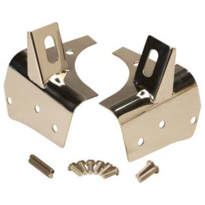 Kentrol, Stainless Steel Windshield Light Mount Brackets, for 97-06 Jeep Wrangler TJ & Unlimited Kentrol, Stainless Steel Windshield Light Mount Brackets, for 97-06 Jeep Wrangler TJ & Unlimited