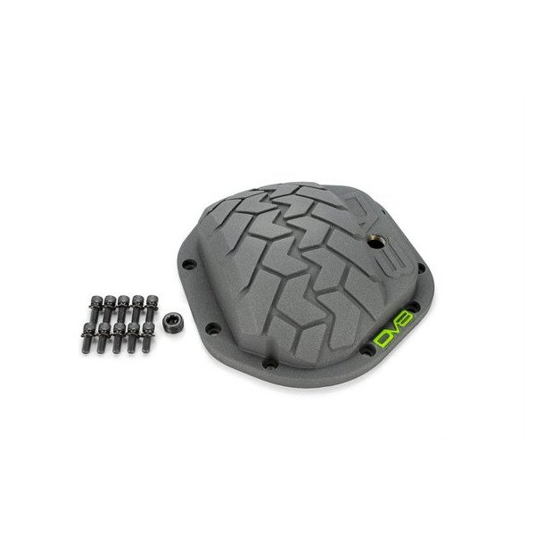 DV8 Offroad, Heavy Duty Cast Iron Differential Cover in Gray, with Dana 44 Axle for 97-18 TJ & JK Rubicon