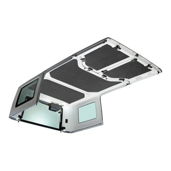 Boom Mat, Hardtop Sound Deadening Headliner, in Black Leather for 07-10 Jeep Wrangler JK Unlimited 4-Door