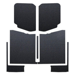 Boom Mat, Sound Deadening Headliner, in Gray Leather for Jeep Gladiator JT