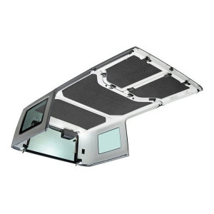 Boom Mat, Hardtop Sound Deadening Headliner, in Gray Leather for 07-10 Jeep Wrangler JK Unlimited 4-Door
