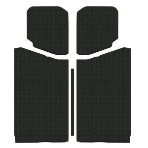 Boom Mat, Sound Deadening Headliner Kit, in White for 18-23 Jeep Wrangler JL 2-Door