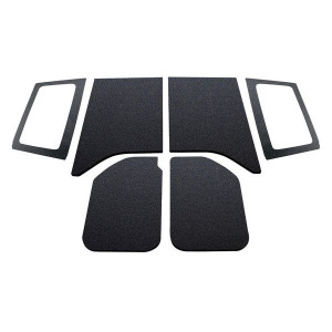 Boom Mat, Sound Deadening Headliner & Hardtop Sides Kit, in Black for 11-18 Jeep Wrangler JK 2-Door