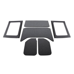 Boom Mat, Sound Deadening Headliner & Hardtop Sides Kit, in White for 11-18 Jeep Wrangler JK Unlimited 4-Door