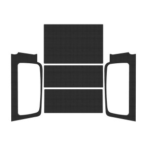 Hardtop Sound Deadening Headliner, Black Original Finish