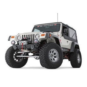 WARN, Rock Crawler Stubby Front Bumper, for 97-06 Jeep Wrangler TJ & Unlimited