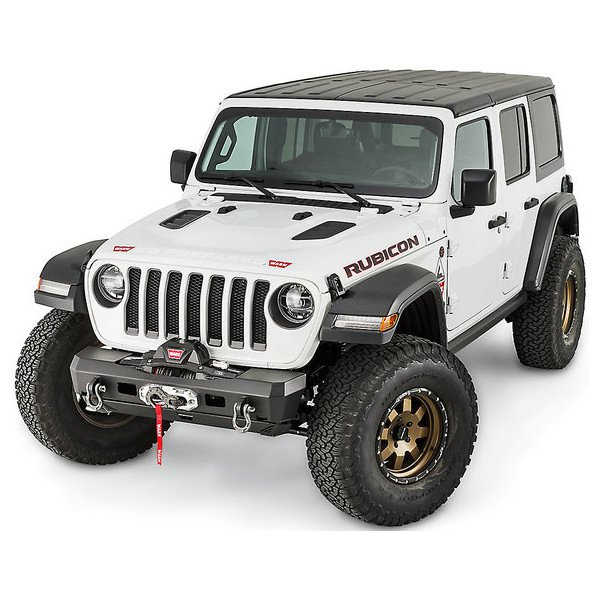 WARN, Elite Series Stubby Front Bumper, for 18-23 Jeep Wrangler JL & Gladiator JT WARN, Elite Series Stubby Front Bumper, for 18-23 Jeep Wrangler JL & Gladiator JT