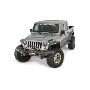 WARN, Elite Series Front Bumper with Grille Guard, for 07-18 Jeep Wrangler JK