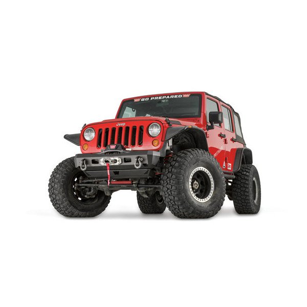 WARN, Elite Series Front Stubby Bumper, for 07-18 Jeep Wrangler JK