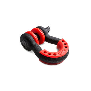 Body Armor, 3/4" D-Ring with Isolator (Single), in Black with Red Isolator