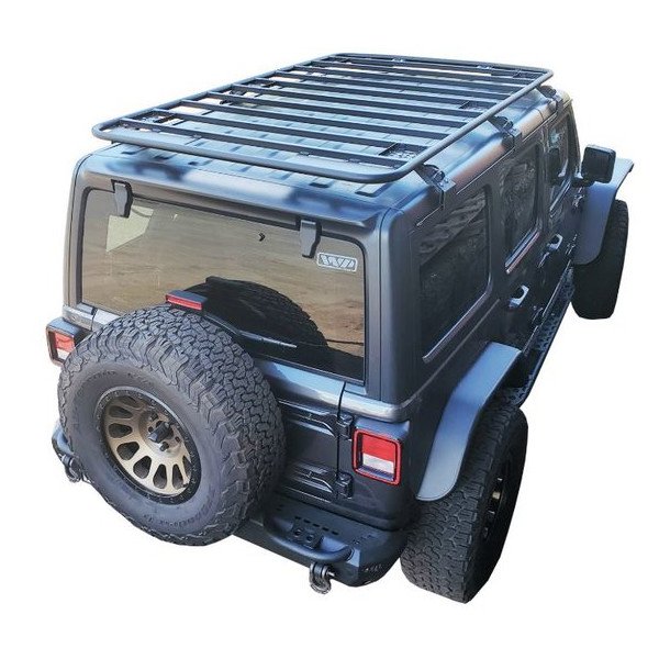 Warrior Products, Extended Full Length Platform Roof Rack, for 18-23 Jeep Wrangler Unlimited JL 4-Door