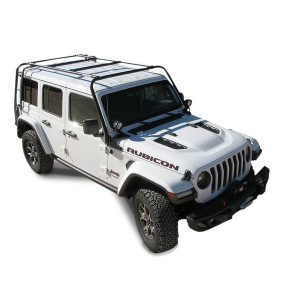 Garvin, Adventure Full Rack, for 18-23 Jeep Wrangler JL Unlimited 4-Door with Factory One Touch Power Top with 4XE Engine