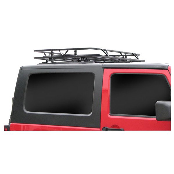 Garvin, Sport Series Track Rack, for 07-18 Jeep Wrangler JK 2 Door with Hard Top Garvin, Sport Series Track Rack, for 07-18 Jeep Wrangler JK 2 Door with Hard Top