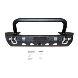 Crown Automotive, Heavy Duty Mid-Width Winch Bumper, for 18-23 Jeep Wrangler JL & Gladiator JT