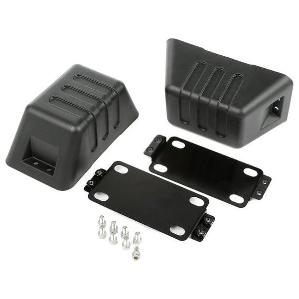 Rugged Ridge, XHD Front Bumper Tow Point Covers, for 07-18 Jeep Wrangler JK