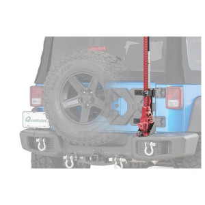 Rugged Ridge, Off Road Jack Mounting Bracket Kit, for 07-18 Jeep Wrangler JK with Spartacus Hinge Reinforcement Rugged Ridge, Off Road Jack Mounting Bracket Kit, for 07-18 Jeep Wrangler JK with Spartacus Hinge Reinforcement
