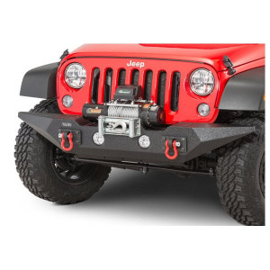 Rugged Ridge, Spartan Front Bumper, in Textured Black Powder Coat for 07-18 Jeep Wrangler JK Rugged Ridge, Spartan Front Bumper, in Textured Black Powder Coat for 07-18 Jeep Wrangler JK