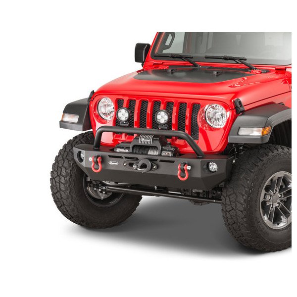 Quadratec, QRC Front Winch Ready Bumper, Stubby Without Winch for 18-23 Jeep Wrangler JL and 20-23 Gladiator JT Quadratec, QRC Front Winch Ready Bumper, Stubby Without Winch for 18-23 Jeep Wrangler JL and 20-23 Gladiator JT