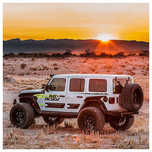 Air Design, High Top Fender Flare Set in Satin Black, for 18-23 Jeep Wrangler JL Air Design, High Top Fender Flare Set in Satin Black, for 18-23 Jeep Wrangler JL
