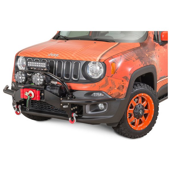Daystar, Front Winch Bumper Mount, Sport, Latitude, & Limited, for 15-18 Jeep Renegade BU Daystar, Front Winch Bumper Mount, Sport, Latitude, & Limited, for 15-18 Jeep Renegade BU