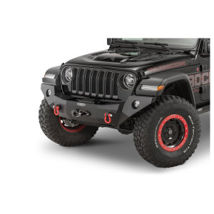 Rock Slide Engineering, Rigid Front Bumper without Bullbar & with Winch Plate, for 18-23 Jeep Wrangler JL & Gladiator JT