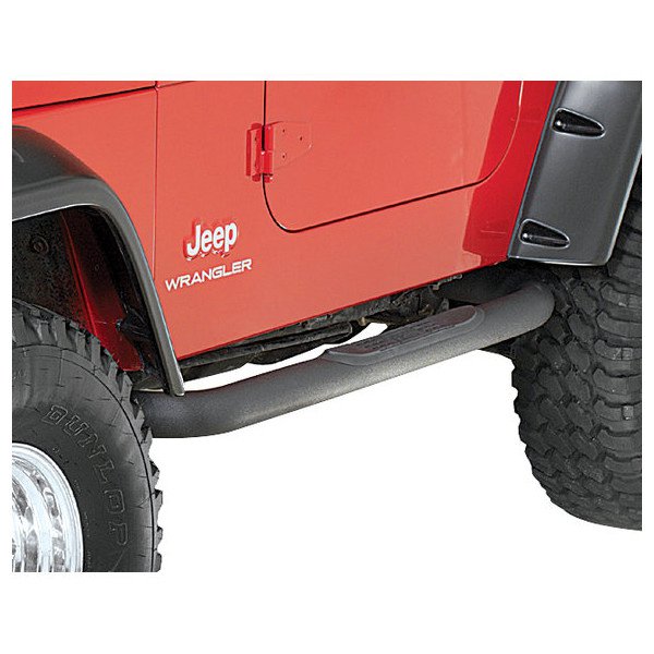 Rugged Ridge, Side Step Bars, in Textured Black for 76-86 CJ-7