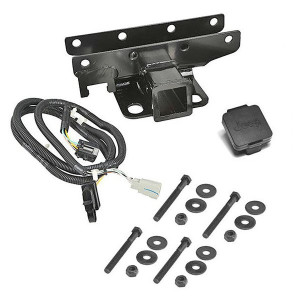 Receiver Hitch with Wiring Harness & Jeep Logo Plug