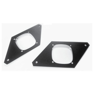 LoD Offroad, Destroyer Baja Designs Squadron Light Bezels, with Round Mount Lights for 87-23 Jeep Wrangler YJ, TJ, JK, JL, & Gladiator JT