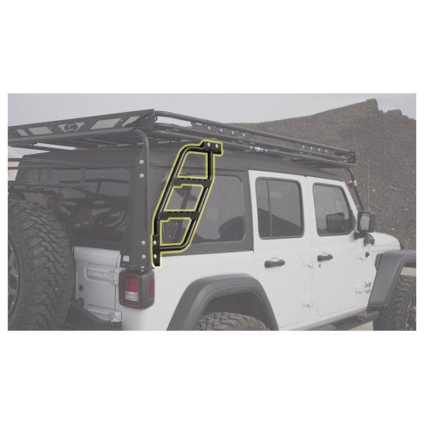 LoD Offroad, Destroyer Rack Ladder, Passenger Side for 07-23 Jeep Wrangler JK & JL with Destroyer Rack