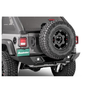 LoD Offroad, Destroyer Rear Full Width Bumper with Tire Carrier, for 18-23 Jeep Wrangler JL