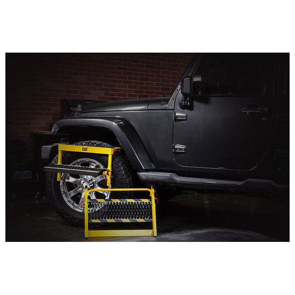 CAT, Tire Mounted Work Service Step, for Jeeps, SUVs, Trucks CAT, Tire Mounted Work Service Step, for Jeeps, SUVs, Trucks