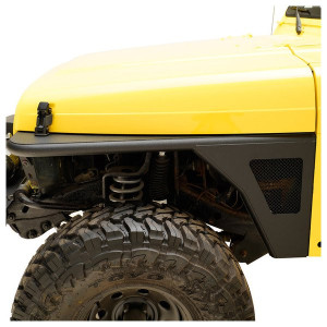 Paramount Automotive, Steel Front Fender w/ Mesh Insert & LED Turn Signal, for 97-06 Jeep Wrangler TJ & Unlimited TJ Paramount Automotive, Steel Front Fender w/ Mesh Insert & LED Turn Signal, for 97-06 Jeep Wrangler TJ & Unlimited TJ
