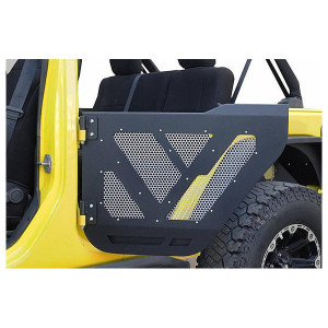 Paramount Automotive, Recon Half Doors, Rear Pair for 07-18 Jeep Wrangler JK
