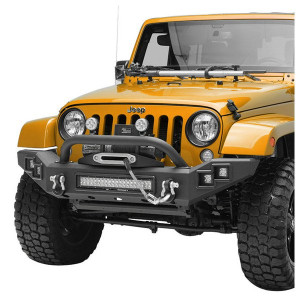 Paramount Automotive, Full Width LED Light Style Front Bumper, for 18-23 Jeep Wrangler JL & Gladiator JT Paramount Automotive, Full Width LED Light Style Front Bumper, for 18-23 Jeep Wrangler JL & Gladiator JT