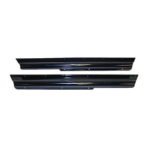 Crown Automotive, Rocker Panel Guards in Gloss Black, for 97-06 Jeep Wrangler TJ Crown Automotive, Rocker Panel Guards in Gloss Black, for 97-06 Jeep Wrangler TJ